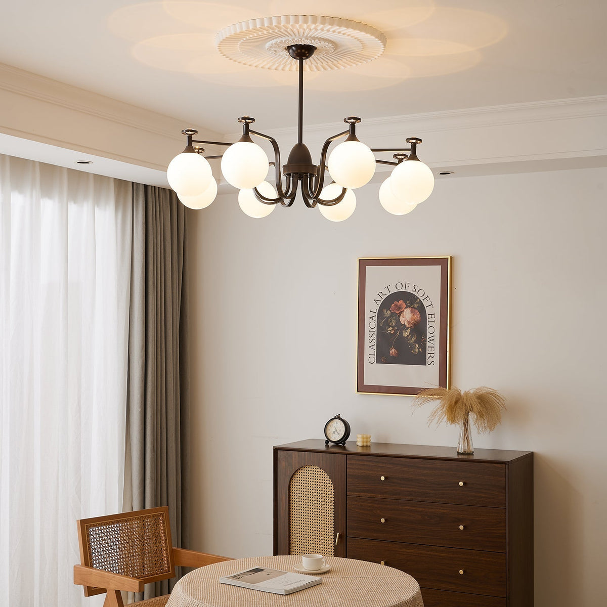 Zotheira Elegance Vintage-Glas-Kronleuchter