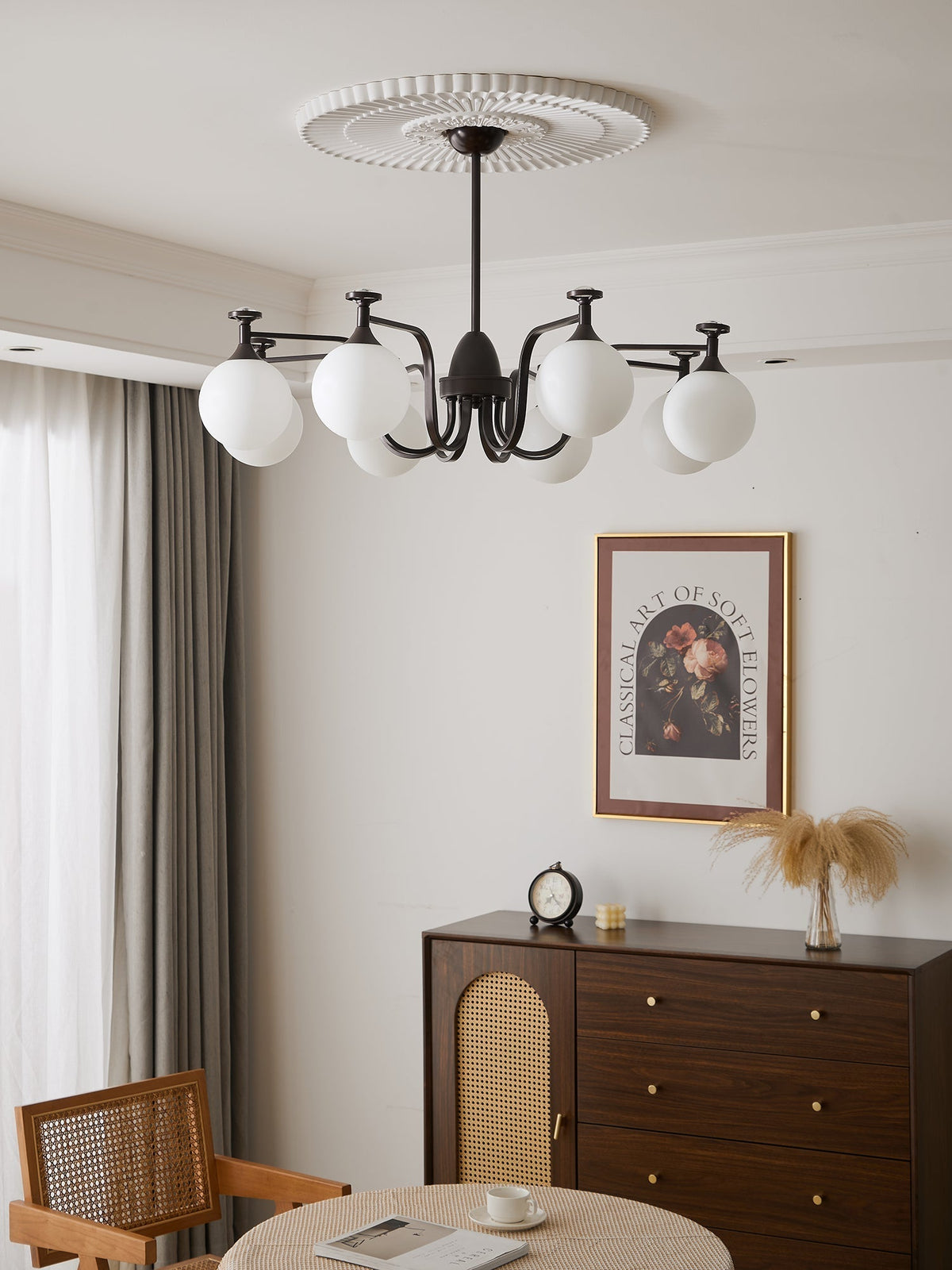 Zotheira Elegance Vintage-Glas-Kronleuchter