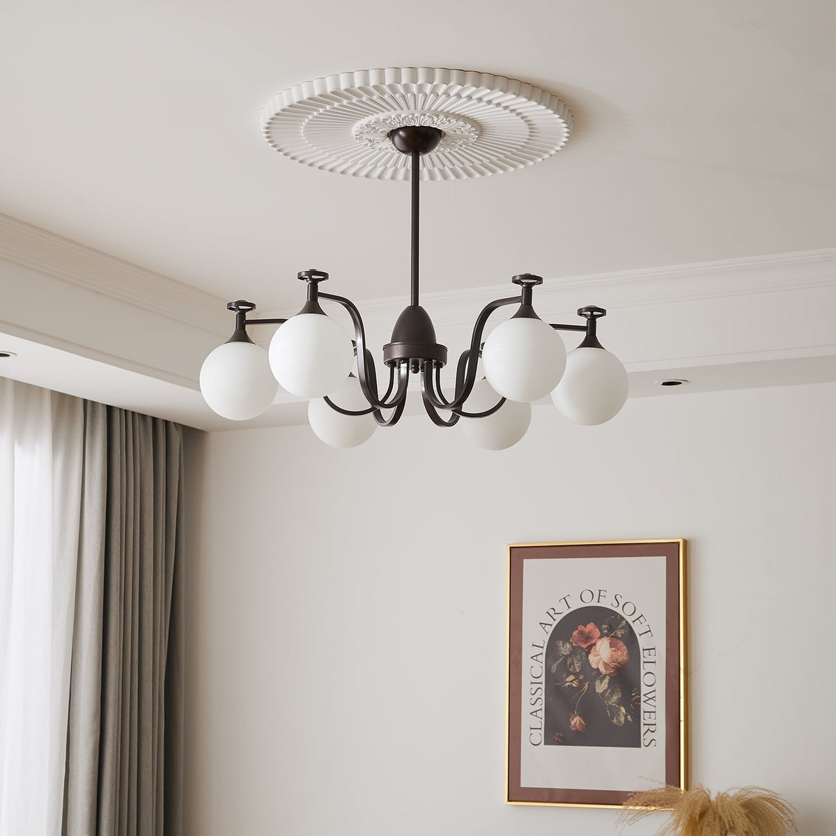 Zotheira Elegance Vintage-Glas-Kronleuchter