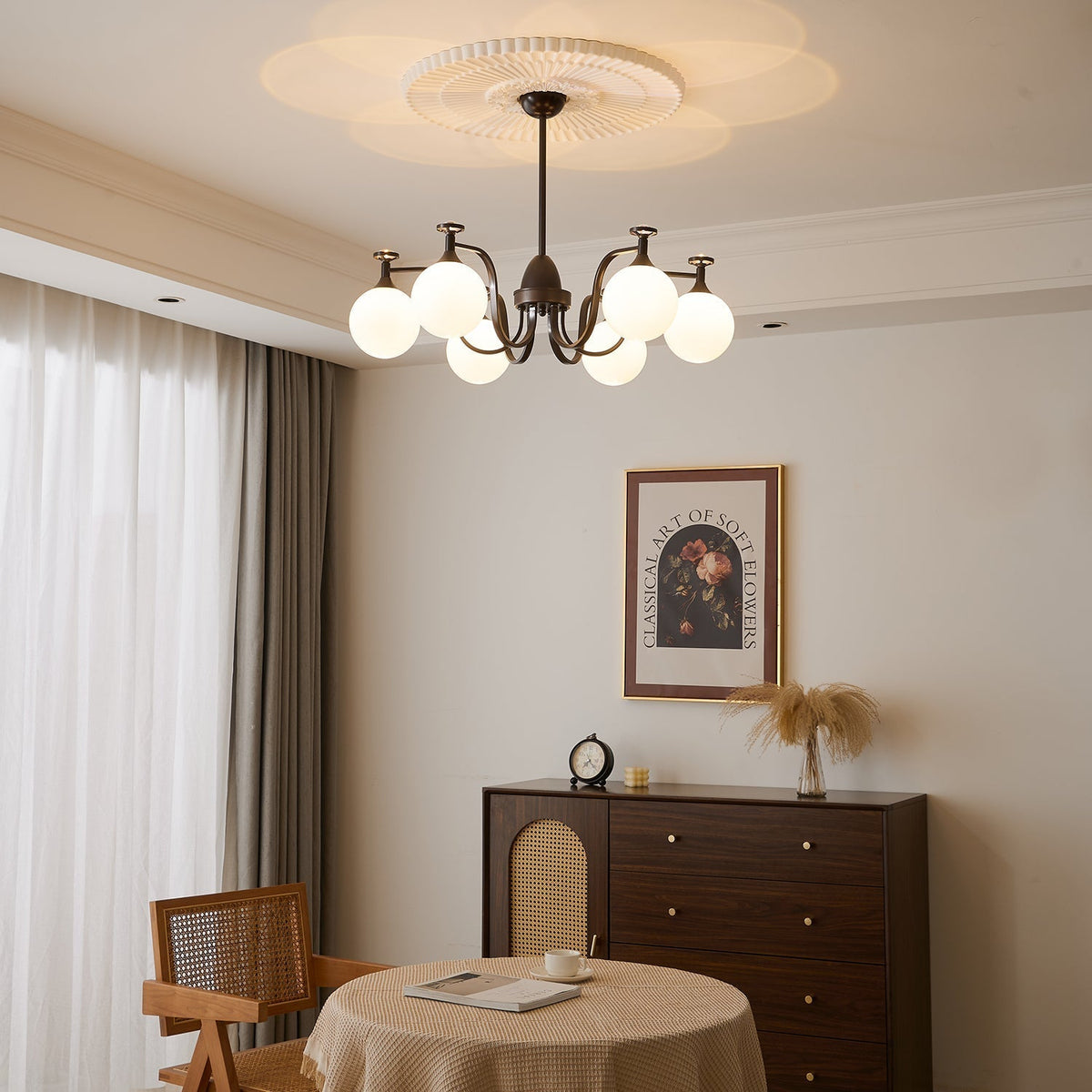 Zotheira Elegance Vintage-Glas-Kronleuchter