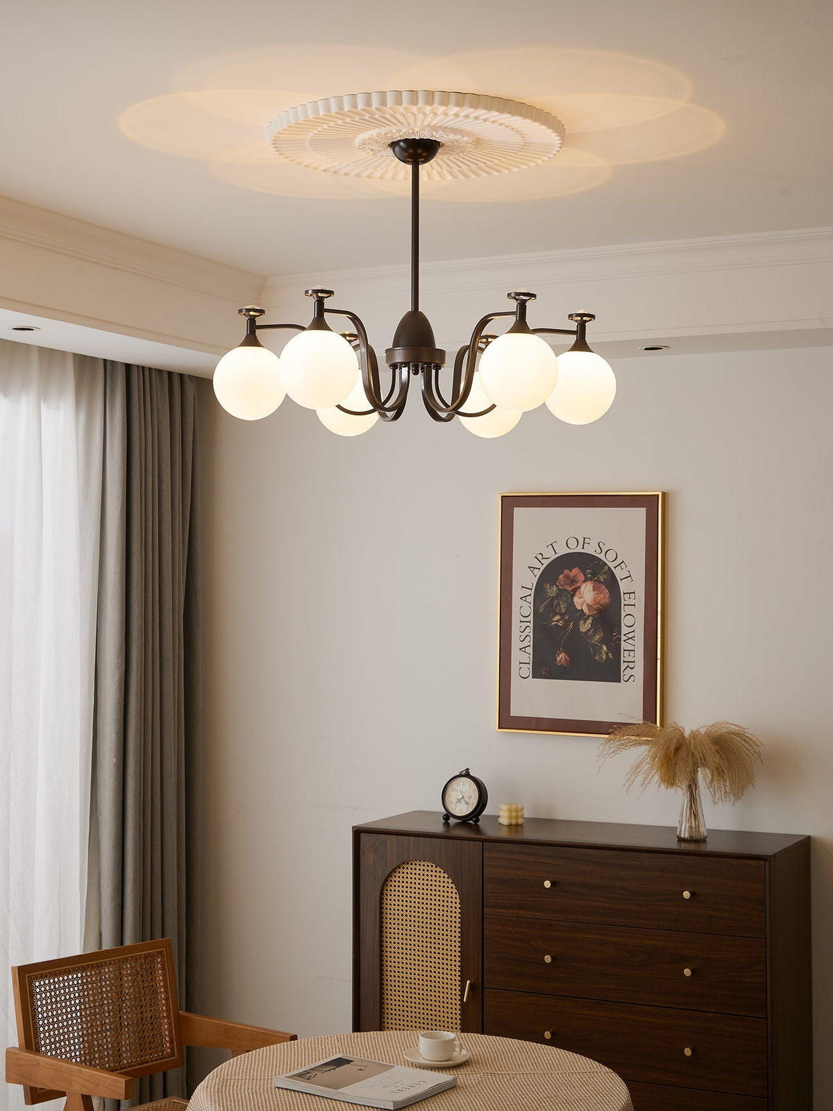 Zotheira Elegance Vintage-Glas-Kronleuchter