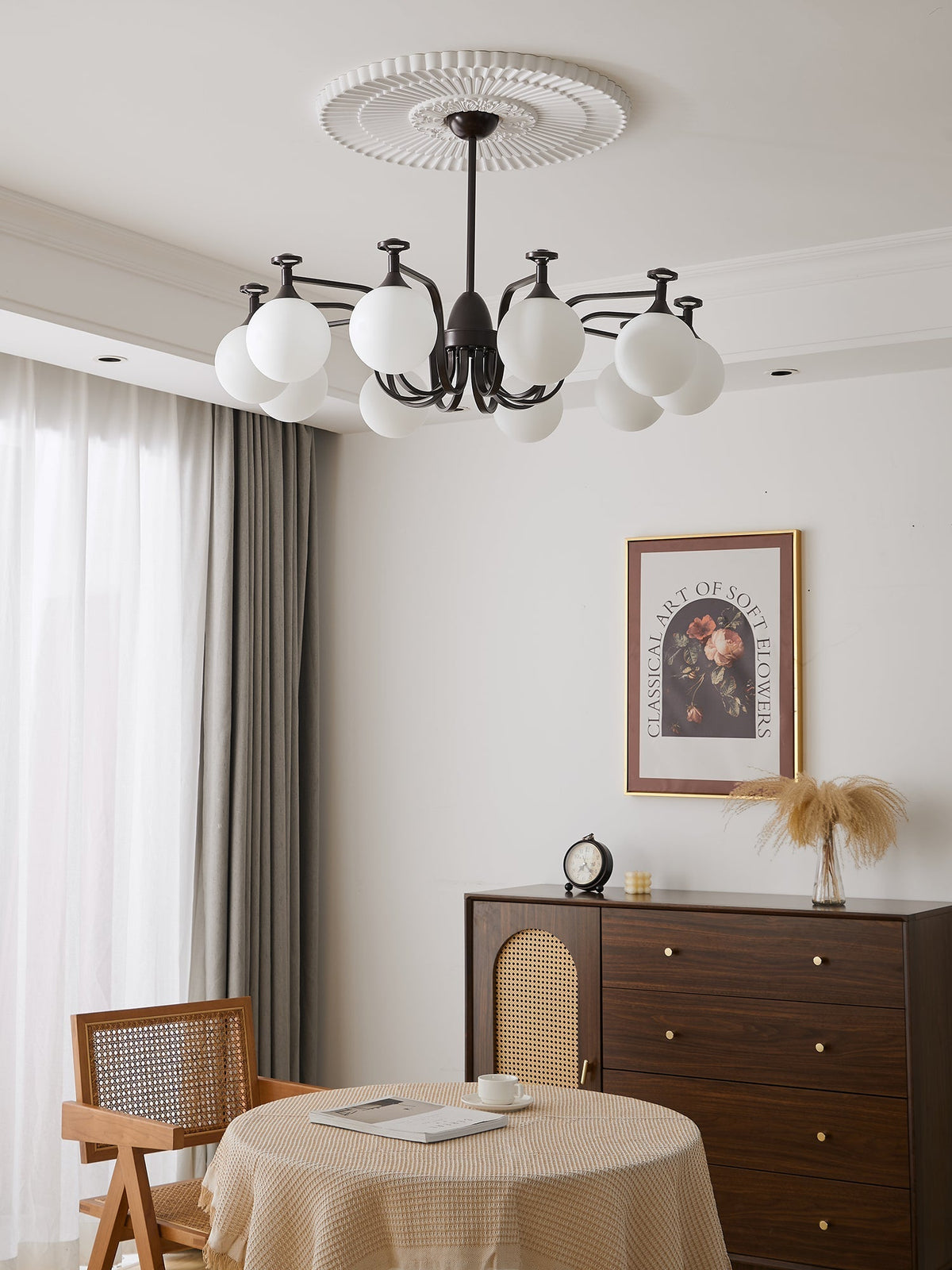 Zotheira Elegance Vintage-Glas-Kronleuchter