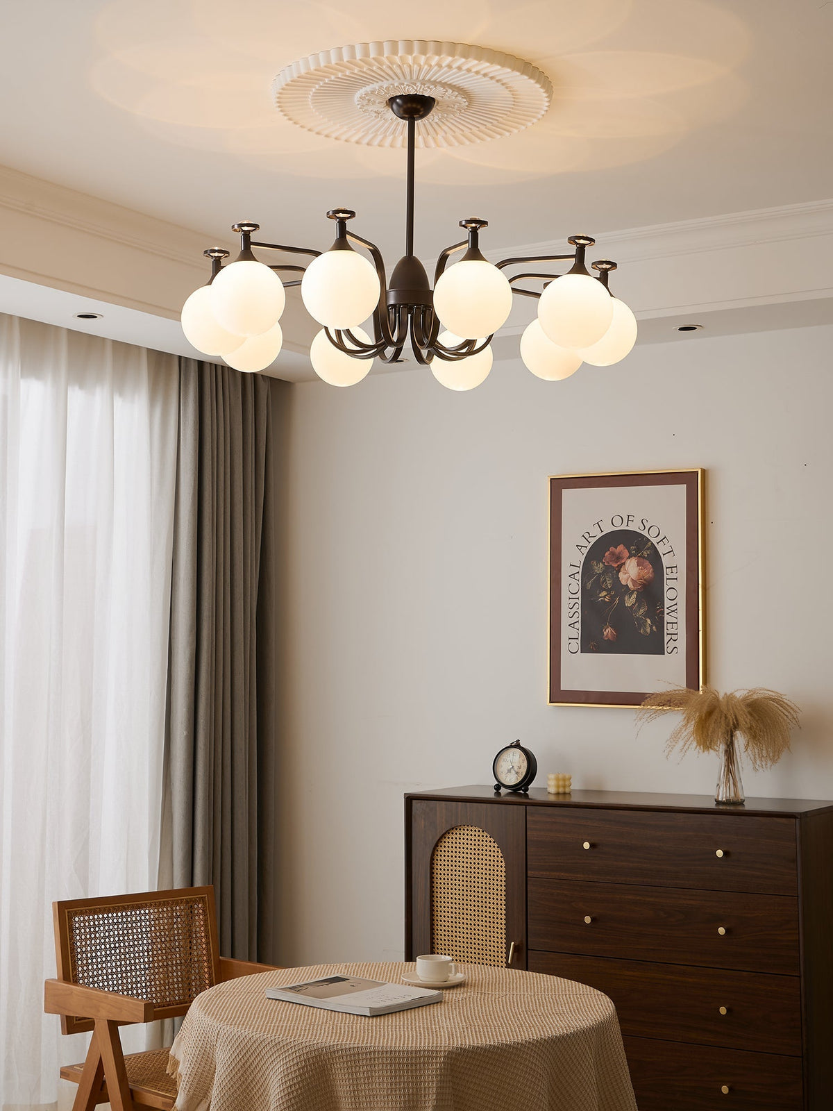 Zotheira Elegance Vintage-Glas-Kronleuchter