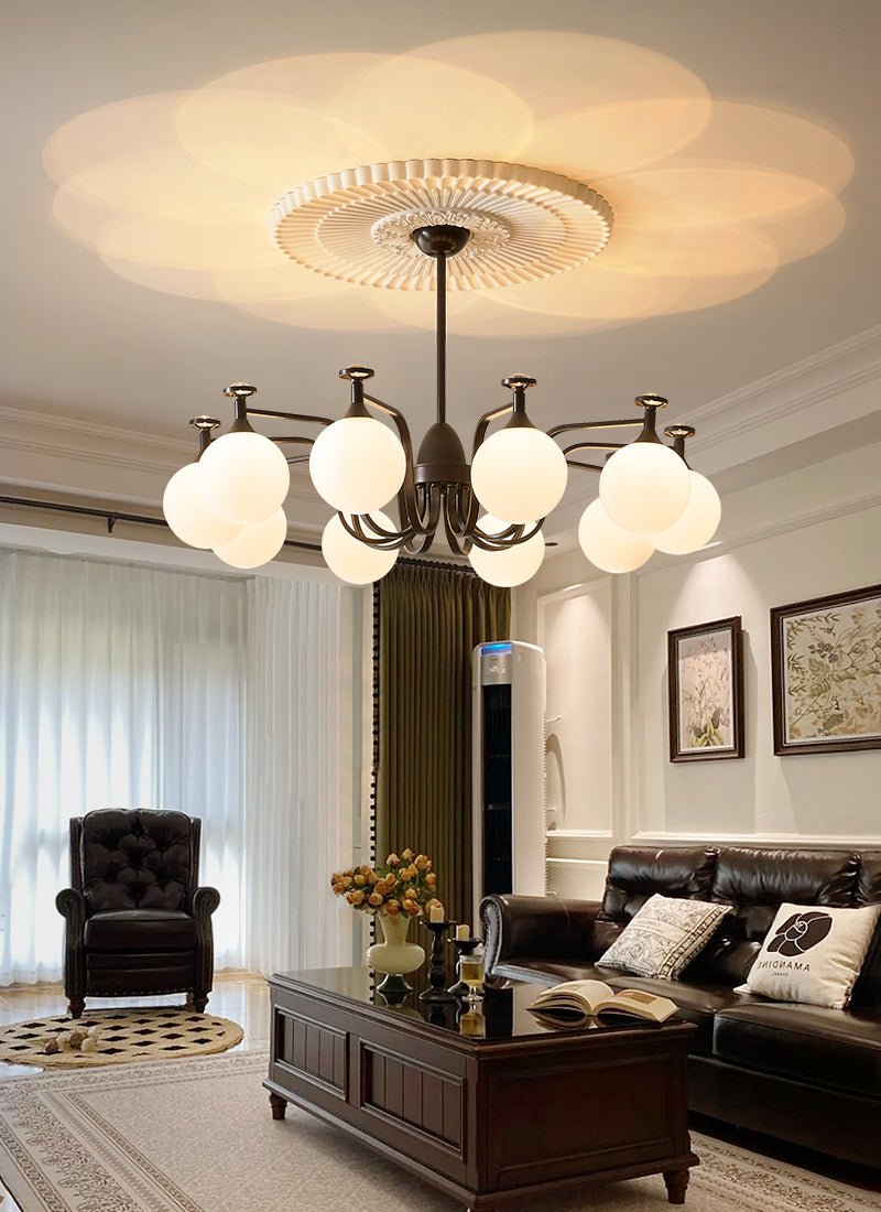 Zotheira Elegance Vintage-Glas-Kronleuchter