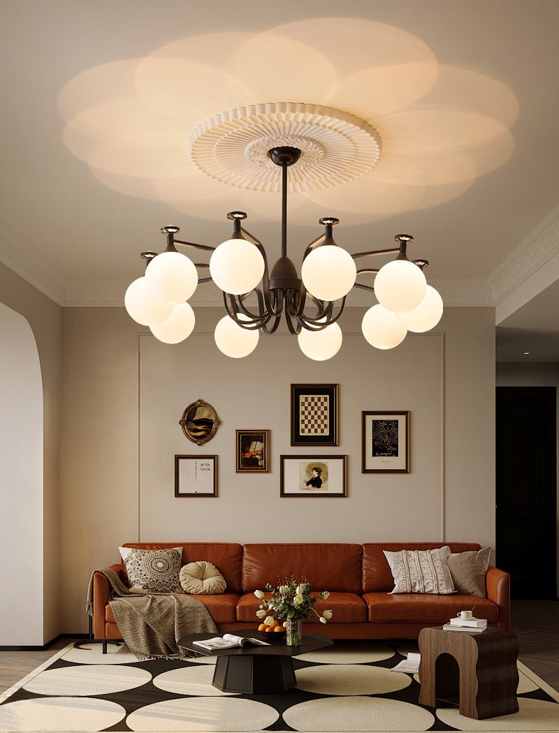 Zotheira Elegance Vintage-Glas-Kronleuchter