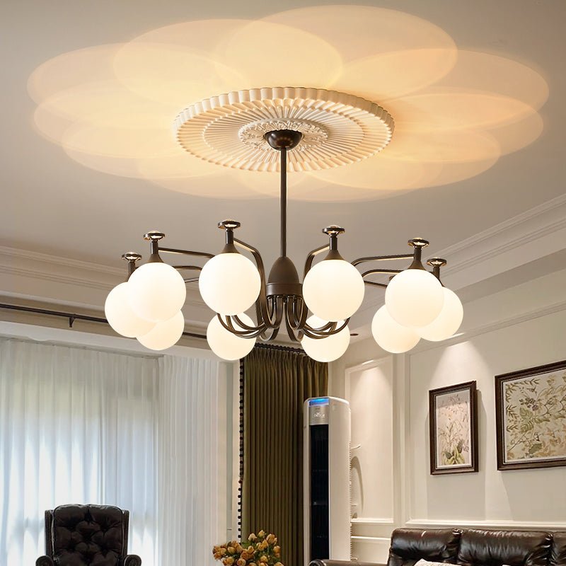 Zotheira Elegance Vintage-Glas-Kronleuchter