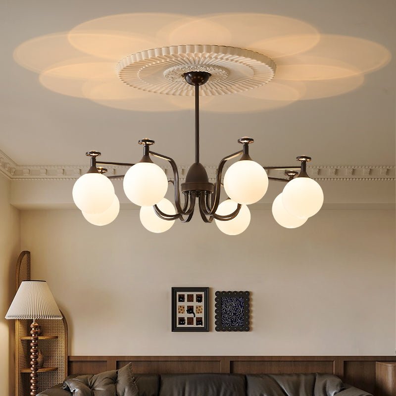Zotheira Elegance Vintage-Glas-Kronleuchter