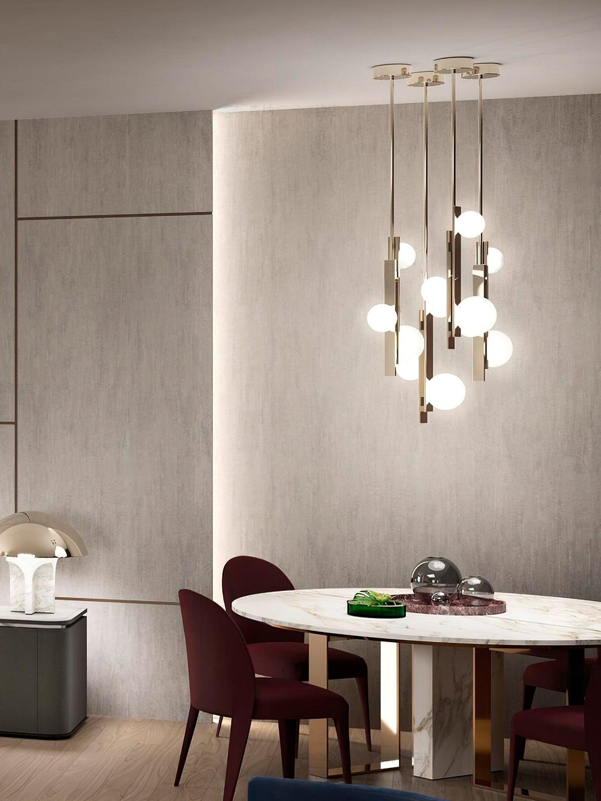 Lioraiella moderne Pendelleuchte aus Glas