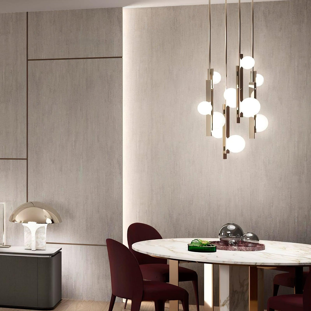 Lioraiella moderne Pendelleuchte aus Glas