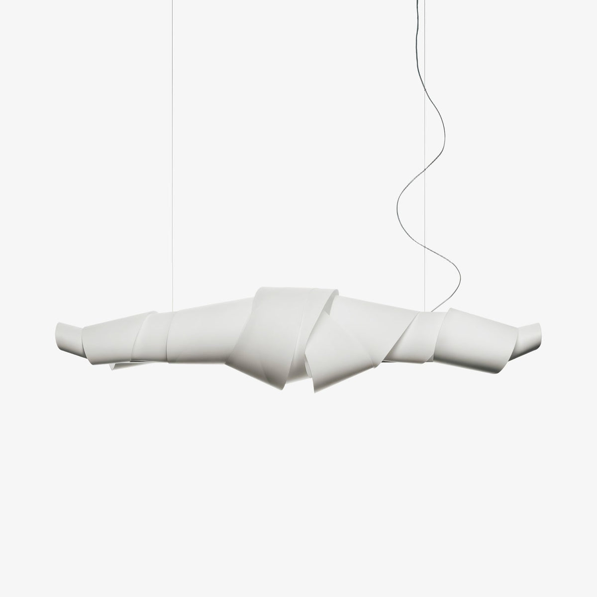 Ribbon Kronleuchter aus PVC im Spielvollen Stil