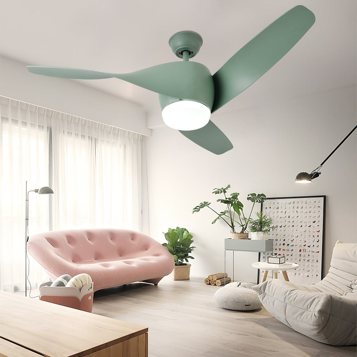 Liororeon Deckenventilator mit Beleuchtung