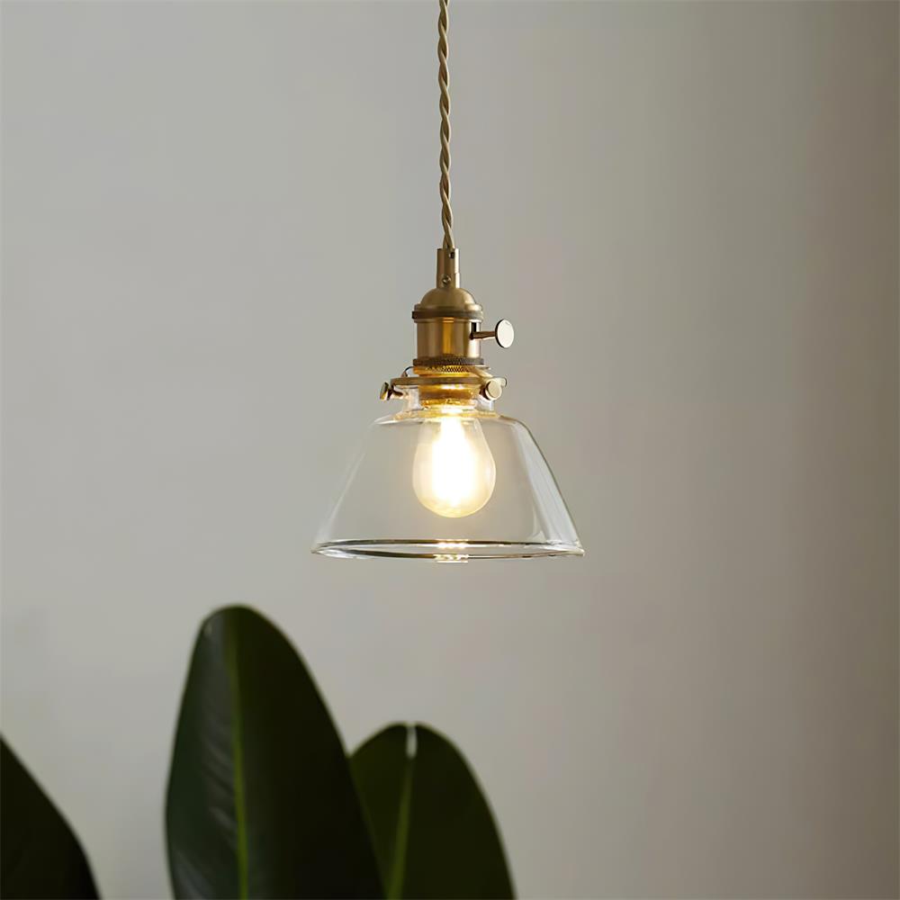 Kexo Pendelleuchte aus transparentem Glas