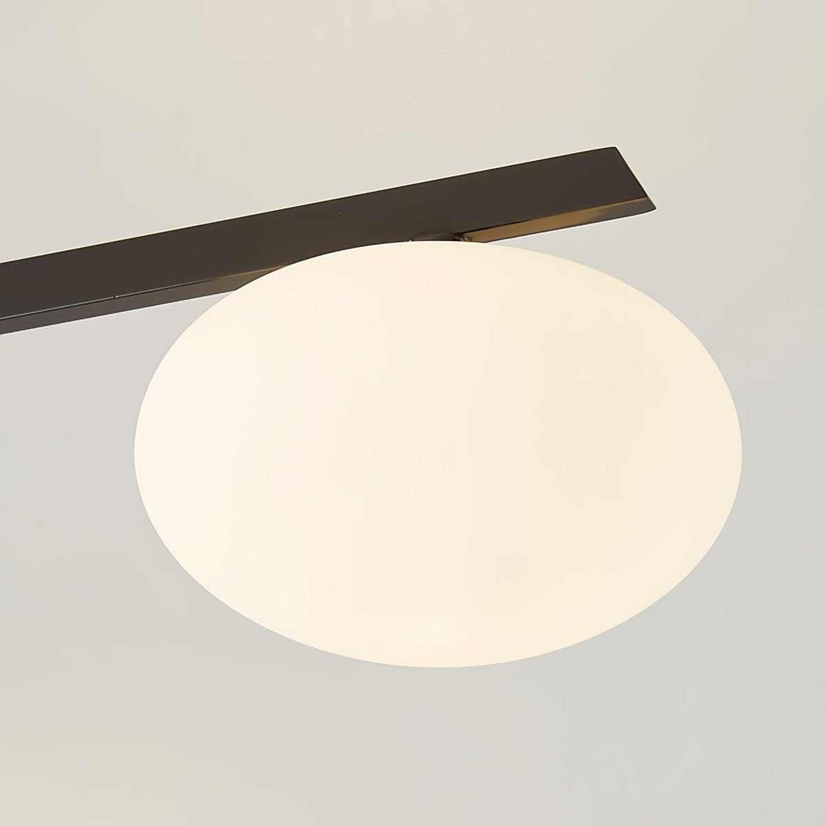 Lioraliella Deckenleuchte Schwarz Weiß Glas