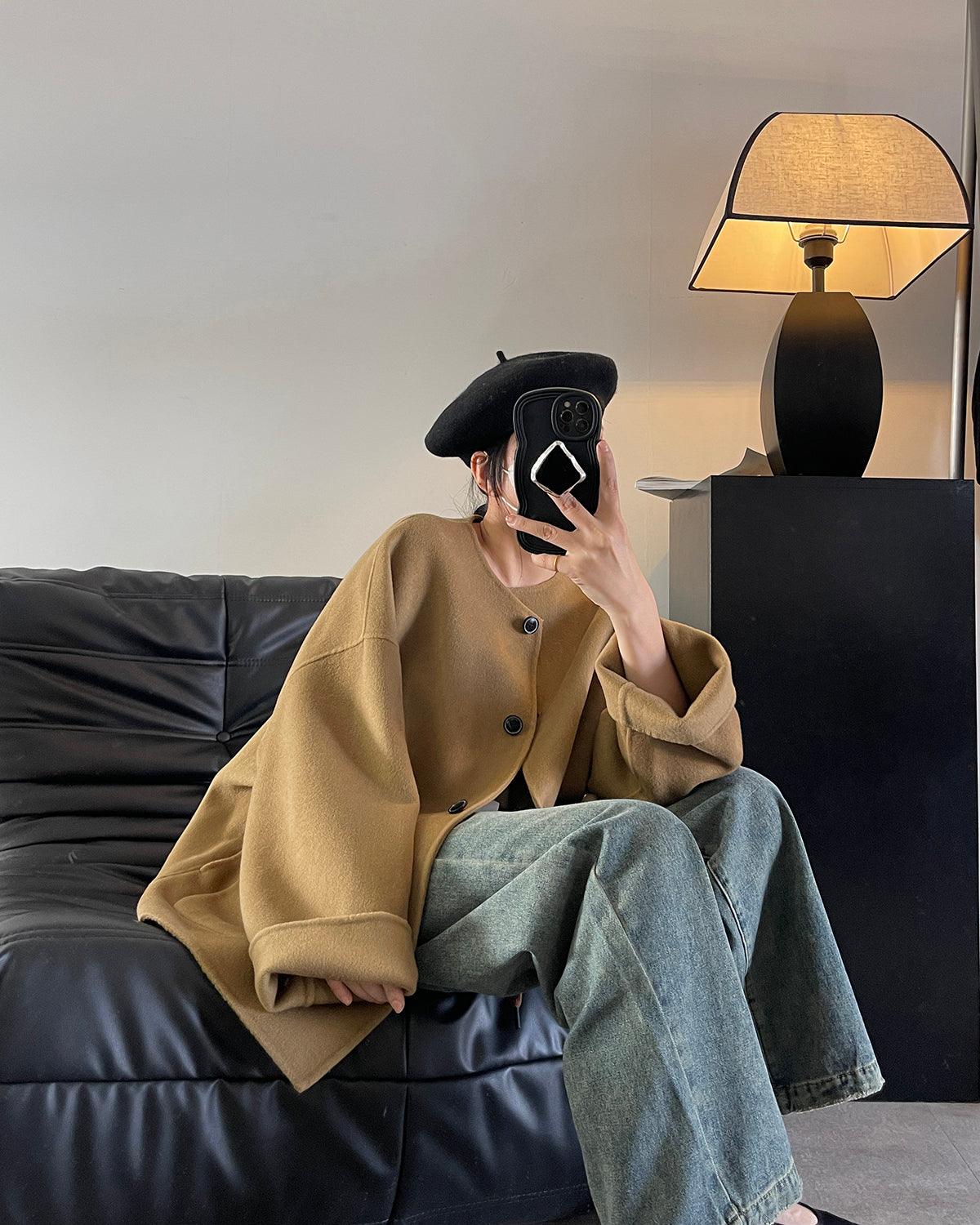 Alux Minimalistische Tischleuchte aus Stoff