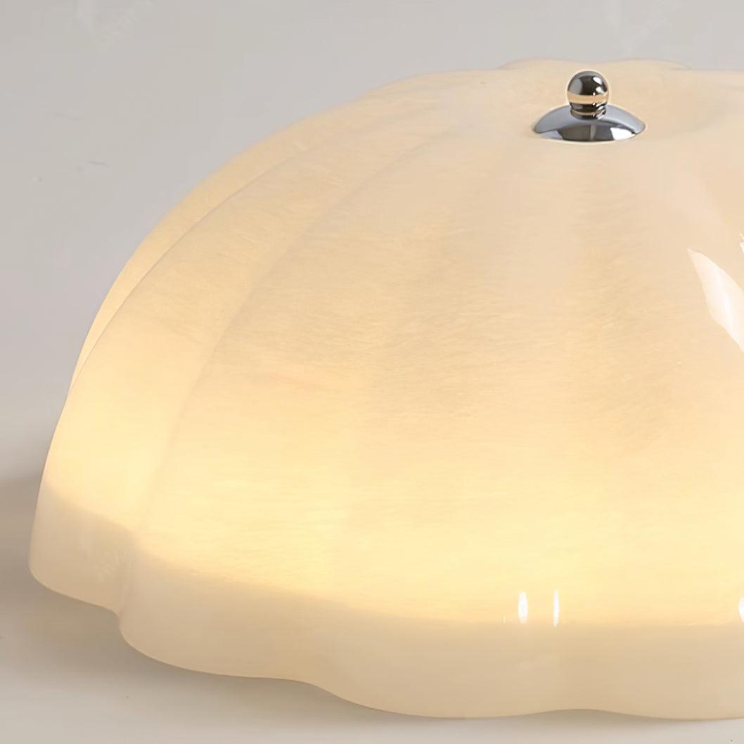 Etta Deckenleuchte aus Glas Jelly-Form opaleszent fürs Schlafzimmer