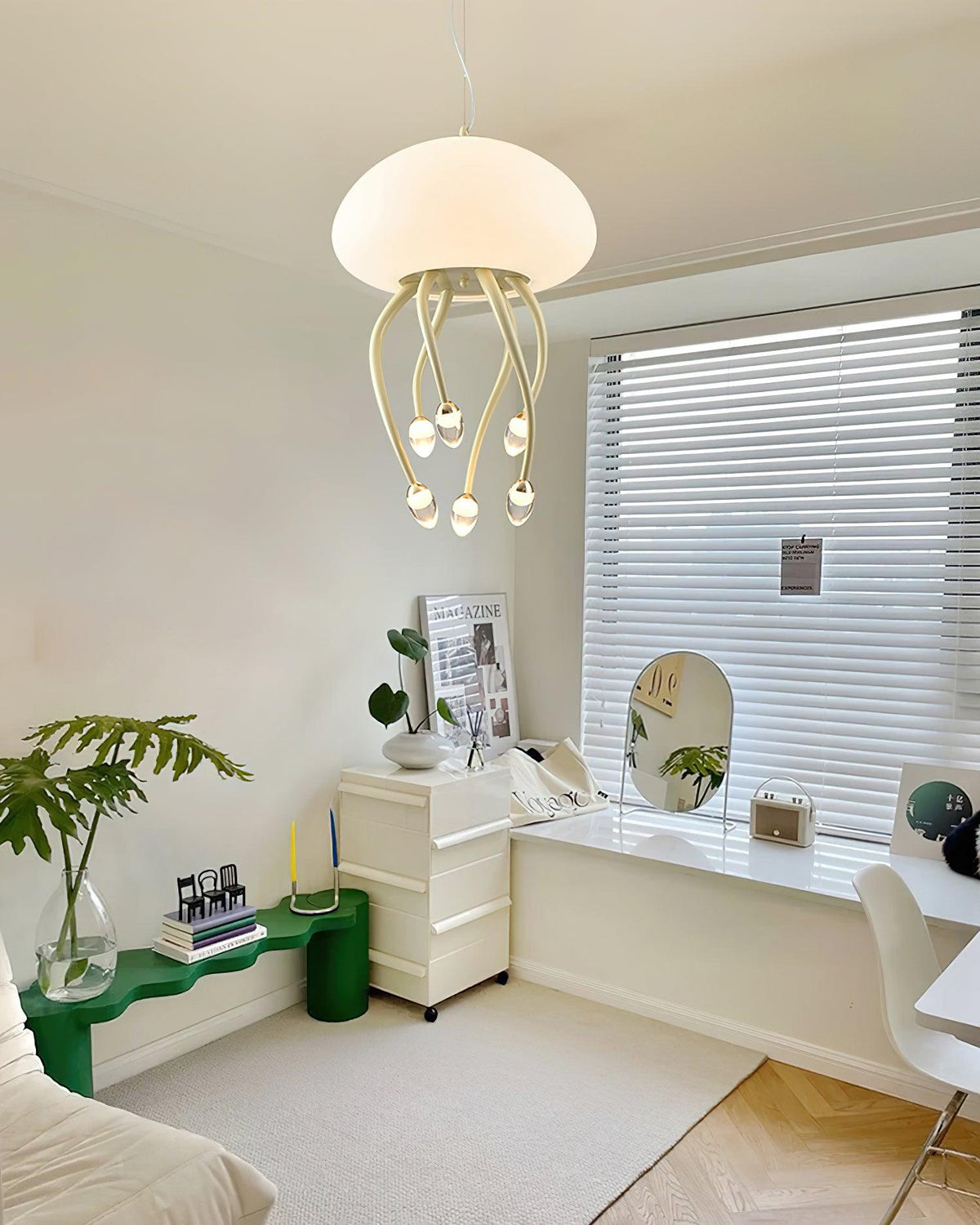 Niruiella Acryl-Pendelleuchte mit gemütlichem Design