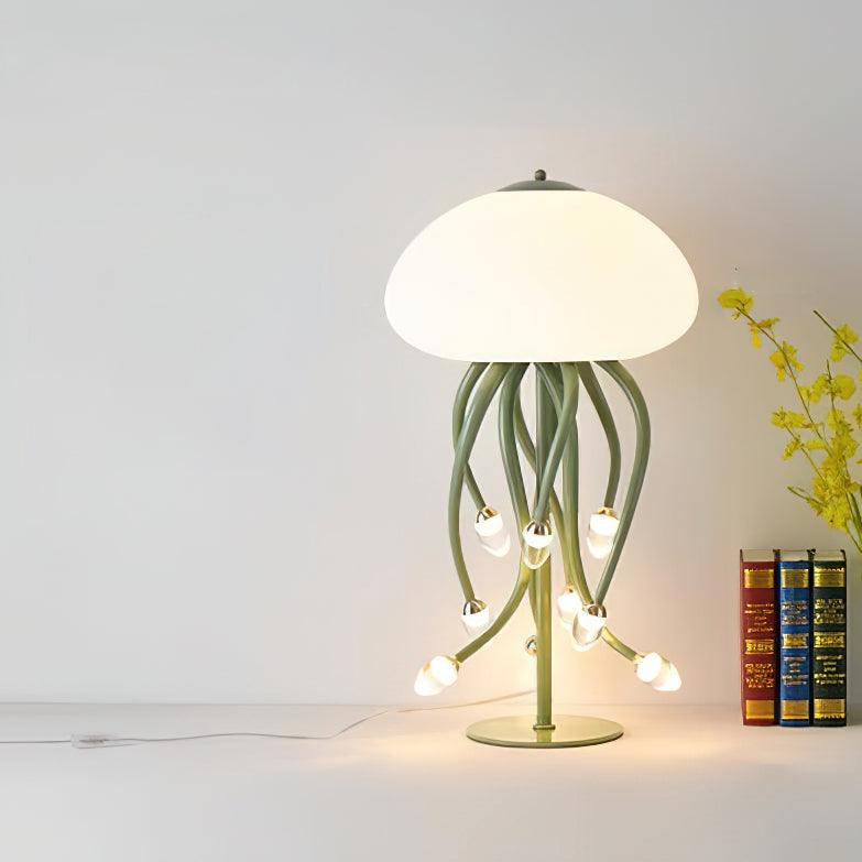 Zosilyra Tischlampe aus Glas in Quallenform