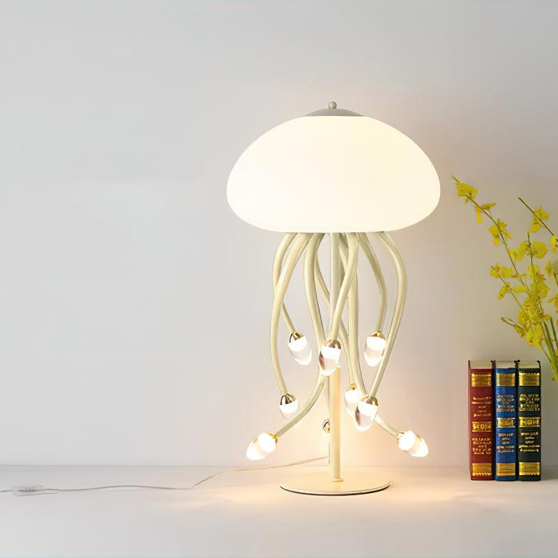 Zosilyra Tischlampe aus Glas in Quallenform
