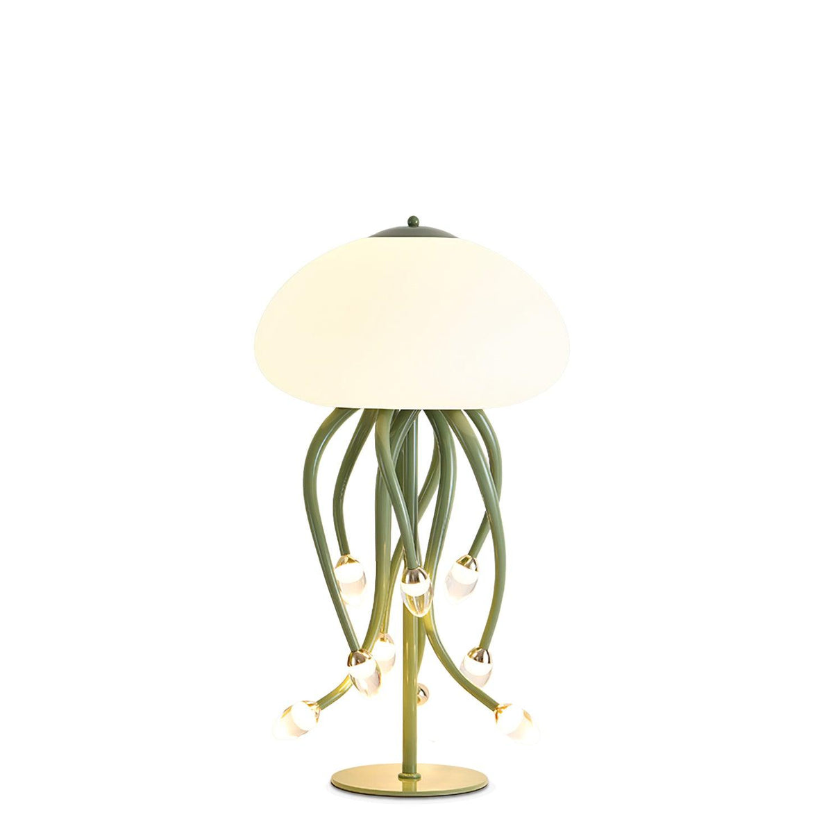Zosilyra Tischlampe aus Glas in Quallenform