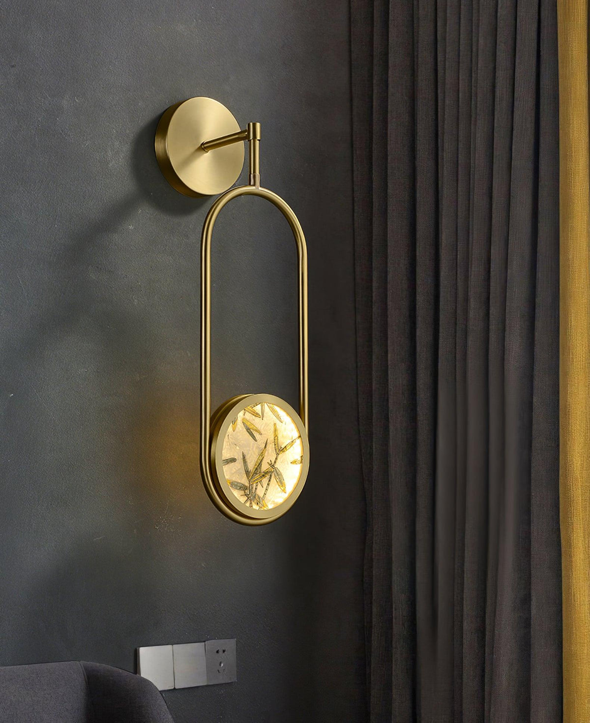 Casaraine Luxe Messing-Wandleuchte