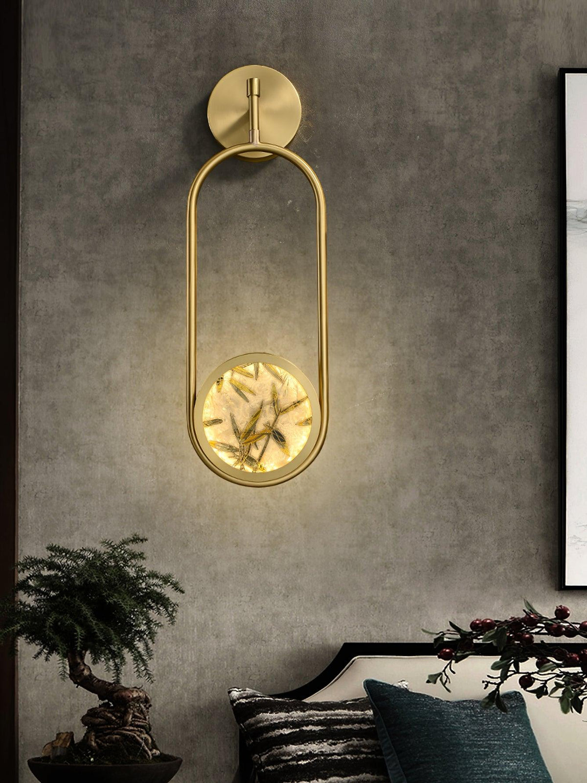 Casaraine Luxe Messing-Wandleuchte
