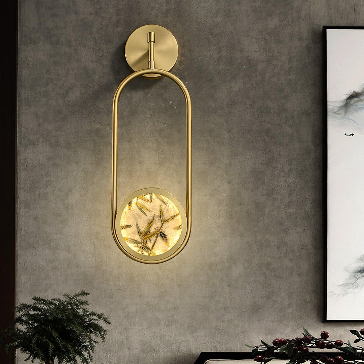Casaraine Luxe Messing-Wandleuchte