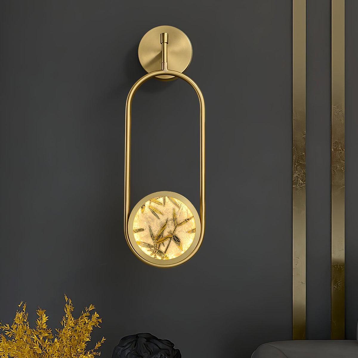 Casaraine Luxe Messing-Wandleuchte