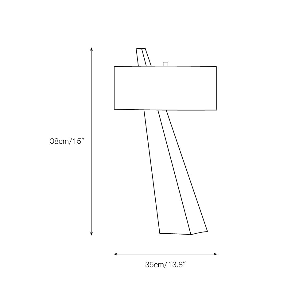 Avenalora Obelisk-Tischleuchte