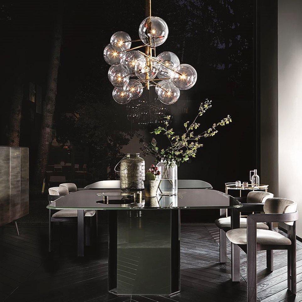 Aveno Kronleuchter LED Kristall transparent