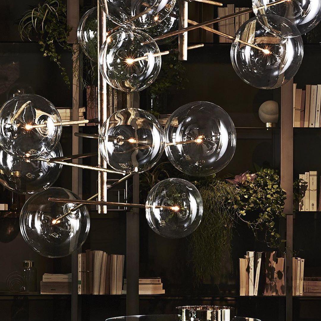 Aveno Kronleuchter LED Kristall transparent