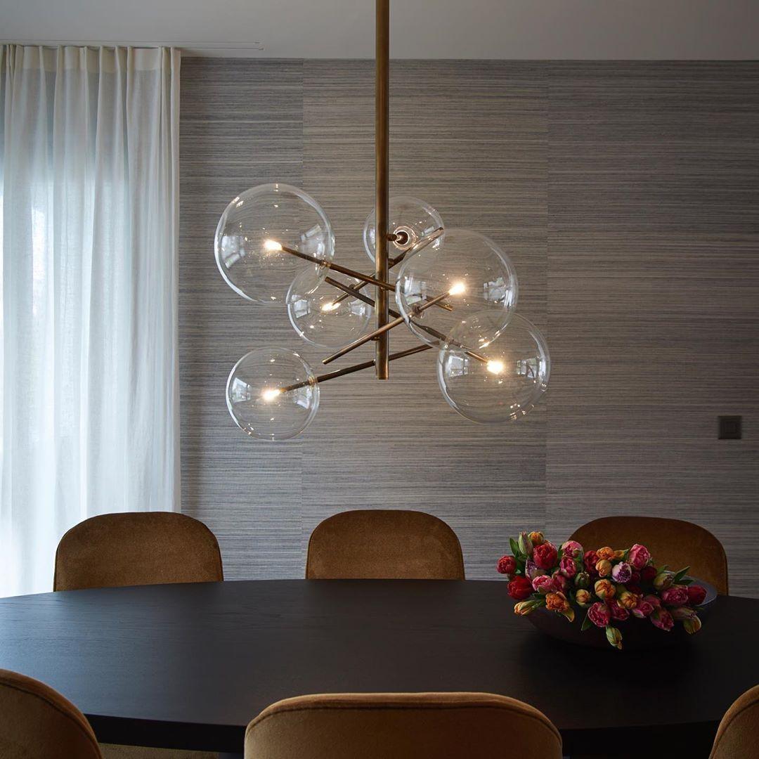 Aveno Kronleuchter LED Kristall transparent