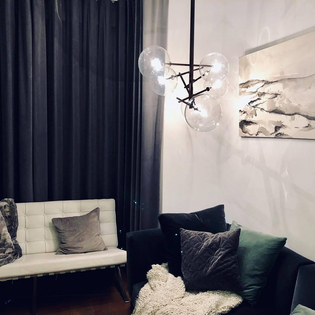 Aveno Kronleuchter LED Kristall transparent