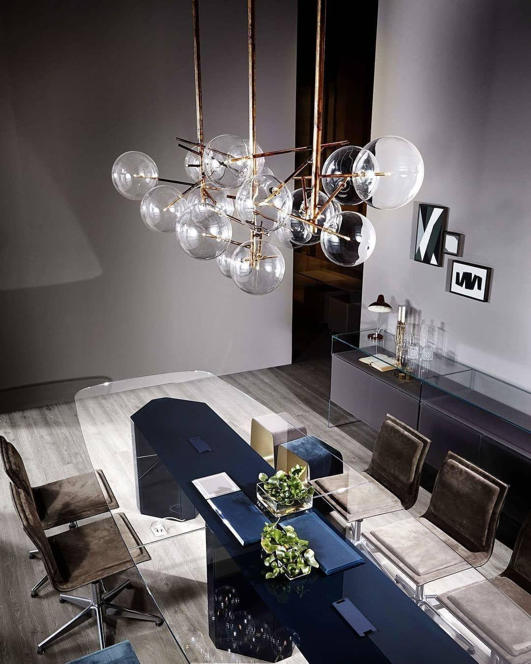 Aveno Kronleuchter LED Kristall transparent
