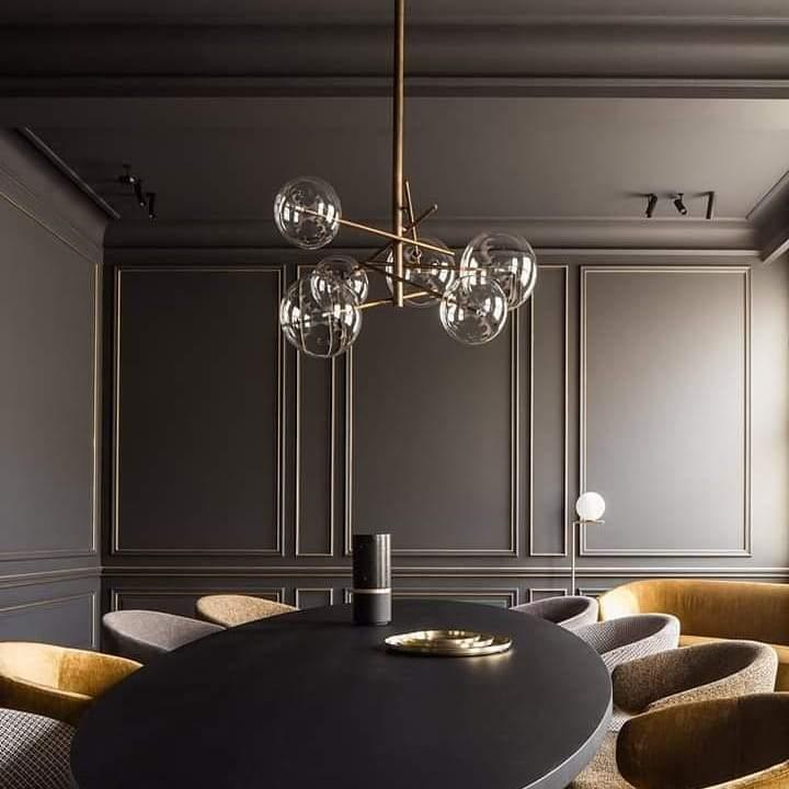 Aveno Kronleuchter LED Kristall transparent