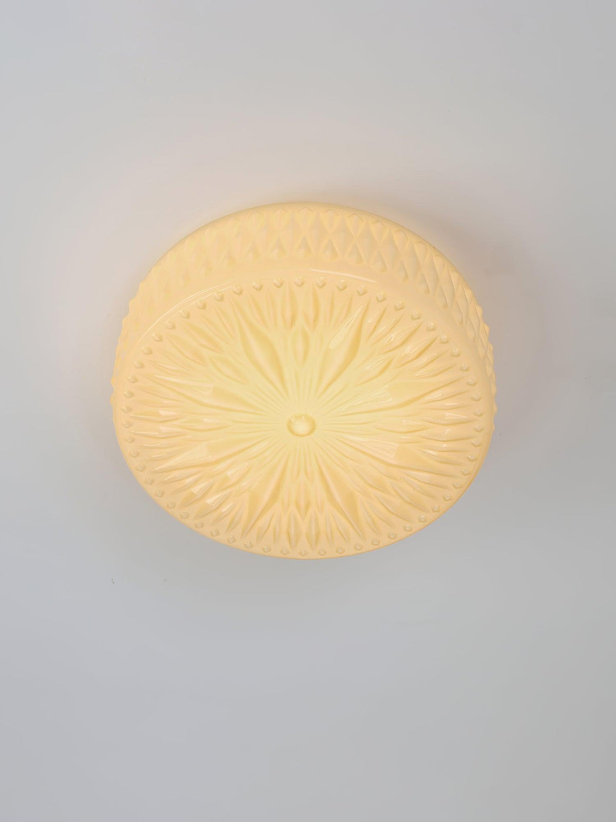 Lioriira Deckenleuchte mit Lampenschirm aus Glas und Acryl im modernen Mondkuchen-Stil