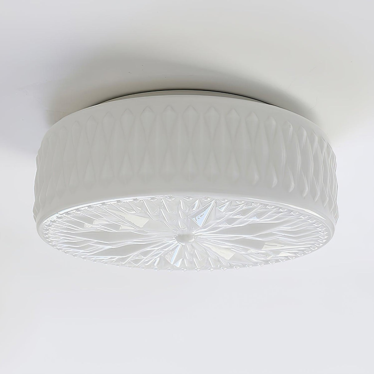 Lioriira Deckenleuchte mit Lampenschirm aus Glas und Acryl im modernen Mondkuchen-Stil