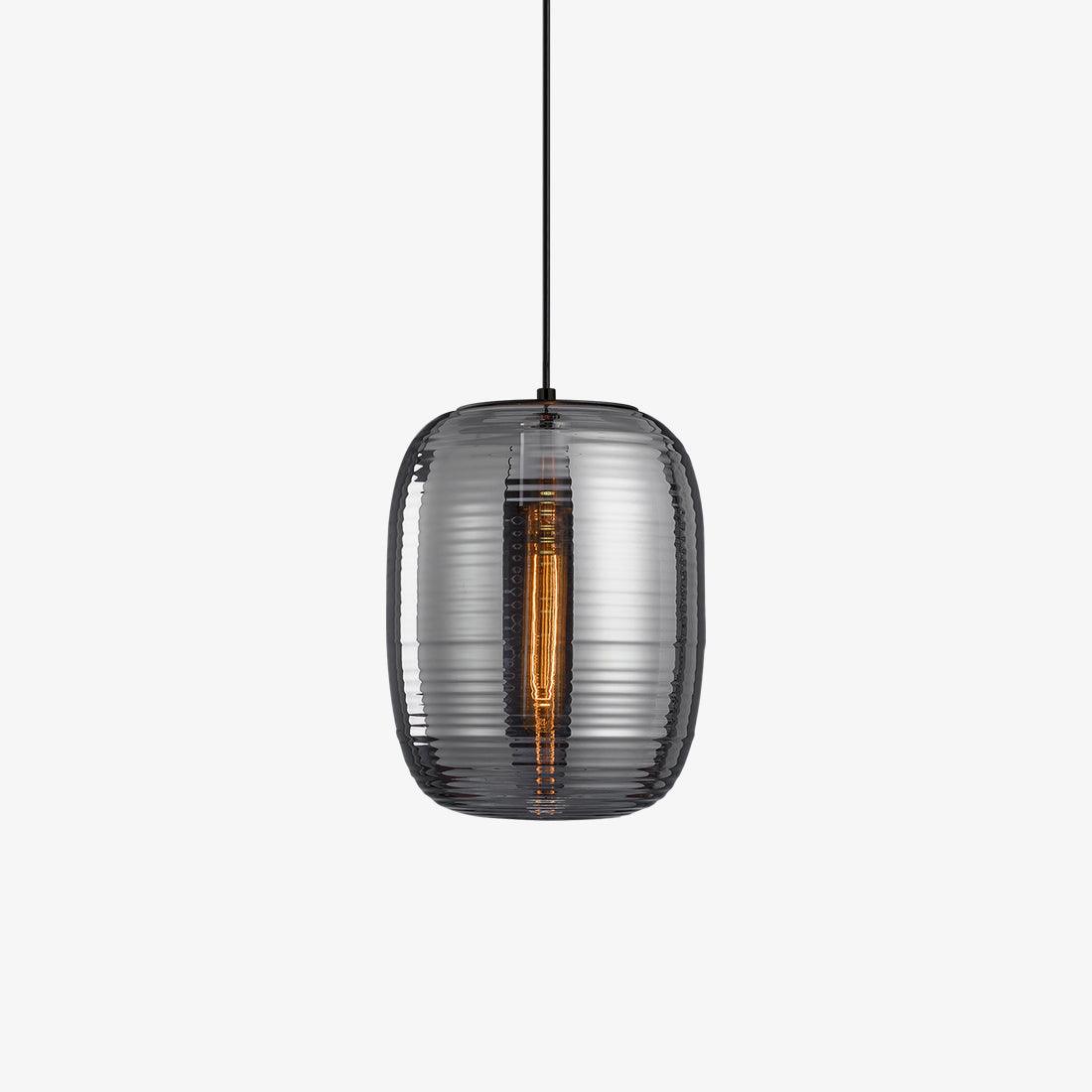 Eirinelia Pendelleuchte aus Rauchglas