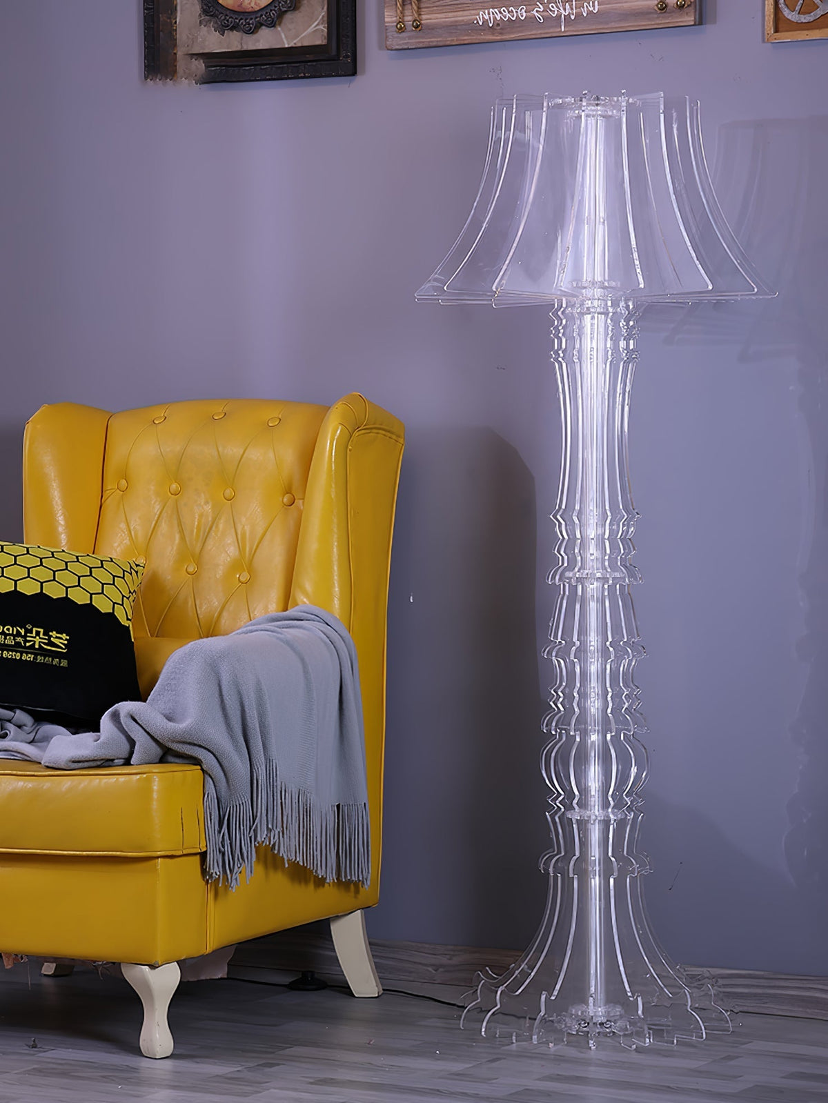 Elmariel skulpturale Acryl-Tischlampe