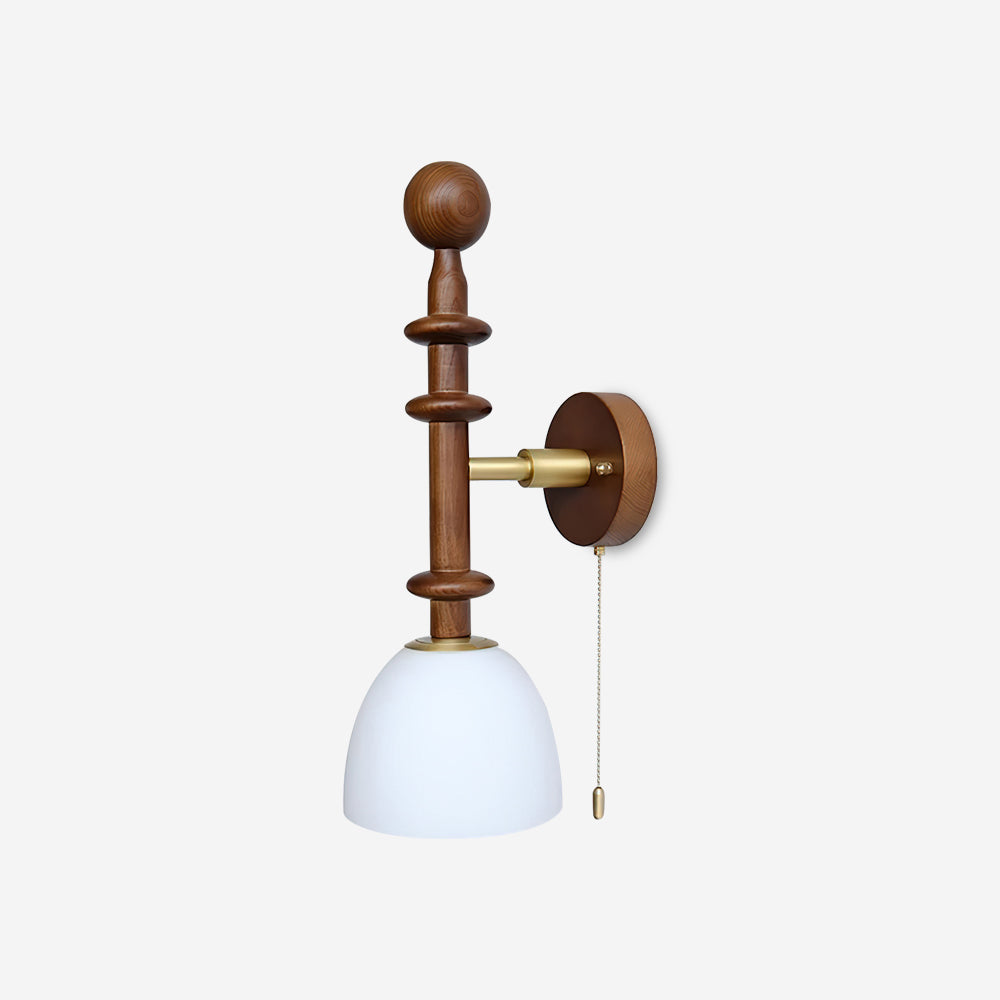 Aldorelia Wandleuchte aus Holz modern