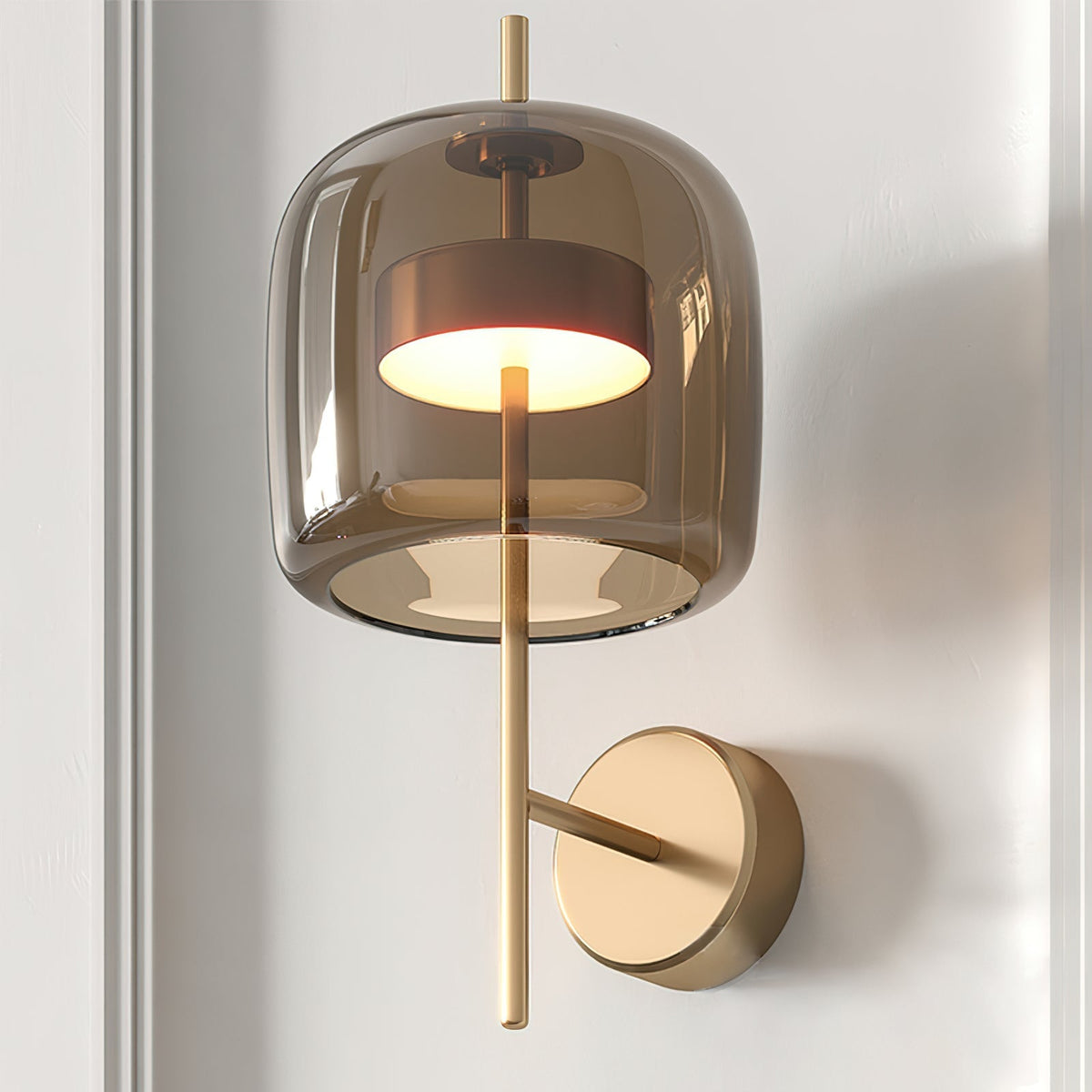 Caless Premium skandinavisch Kunstglas-Wandleuchte