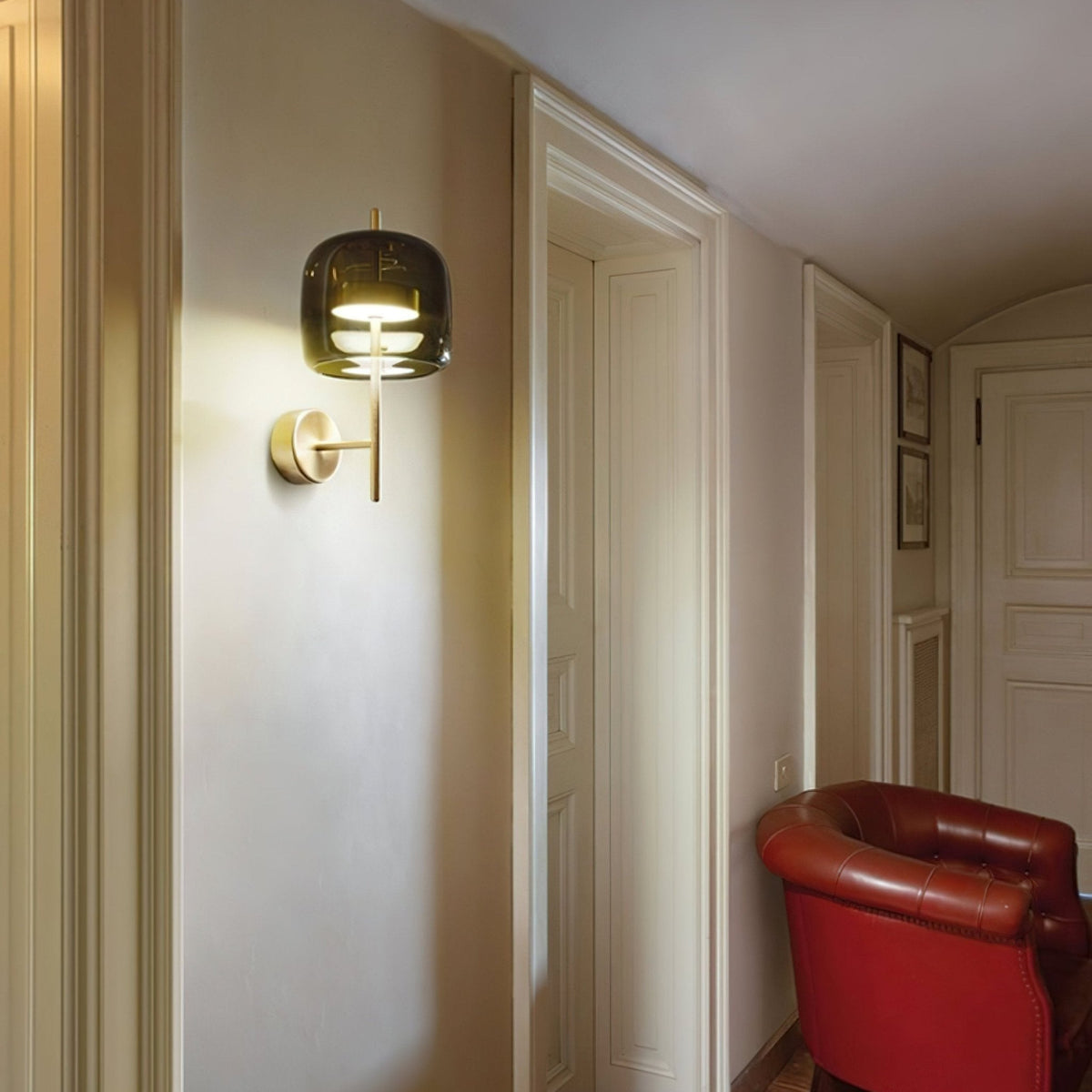 Caless Premium skandinavisch Kunstglas-Wandleuchte
