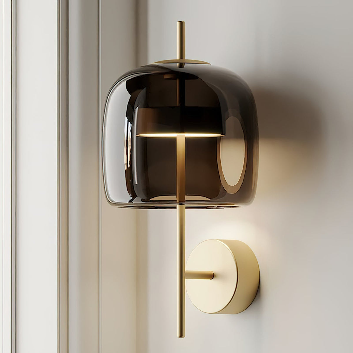 Caless Premium skandinavisch Kunstglas-Wandleuchte
