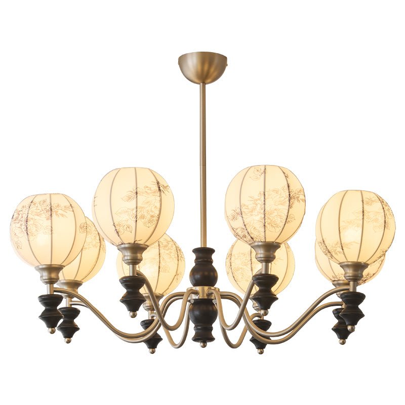 Osilan Kronleuchter Traditionelle Eleganz Vintage Holz