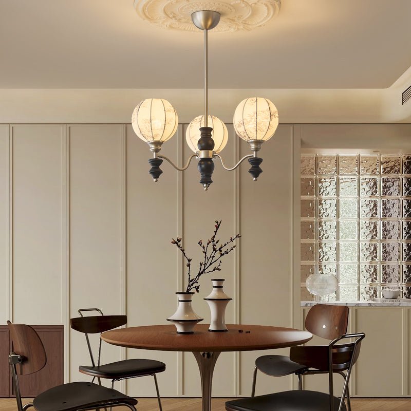 Osilan Kronleuchter Traditionelle Eleganz Vintage Holz