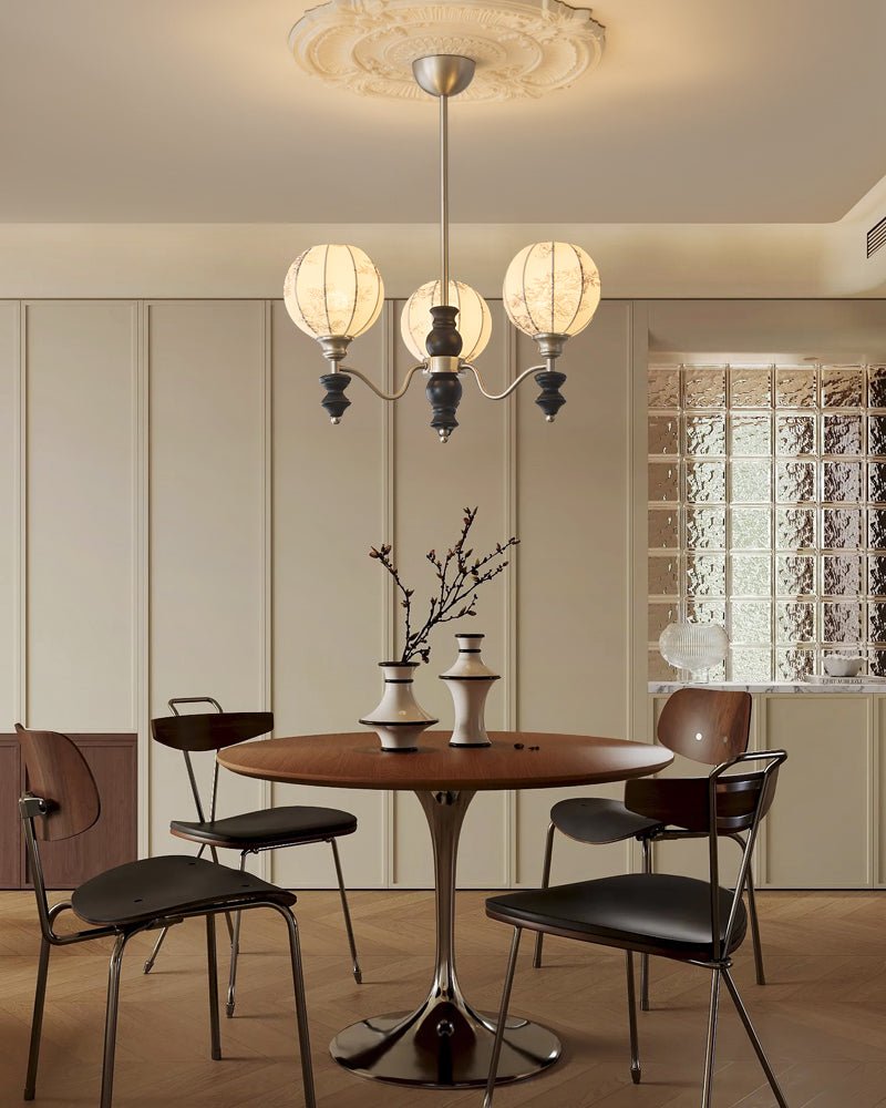 Osilan Kronleuchter Traditionelle Eleganz Vintage Holz