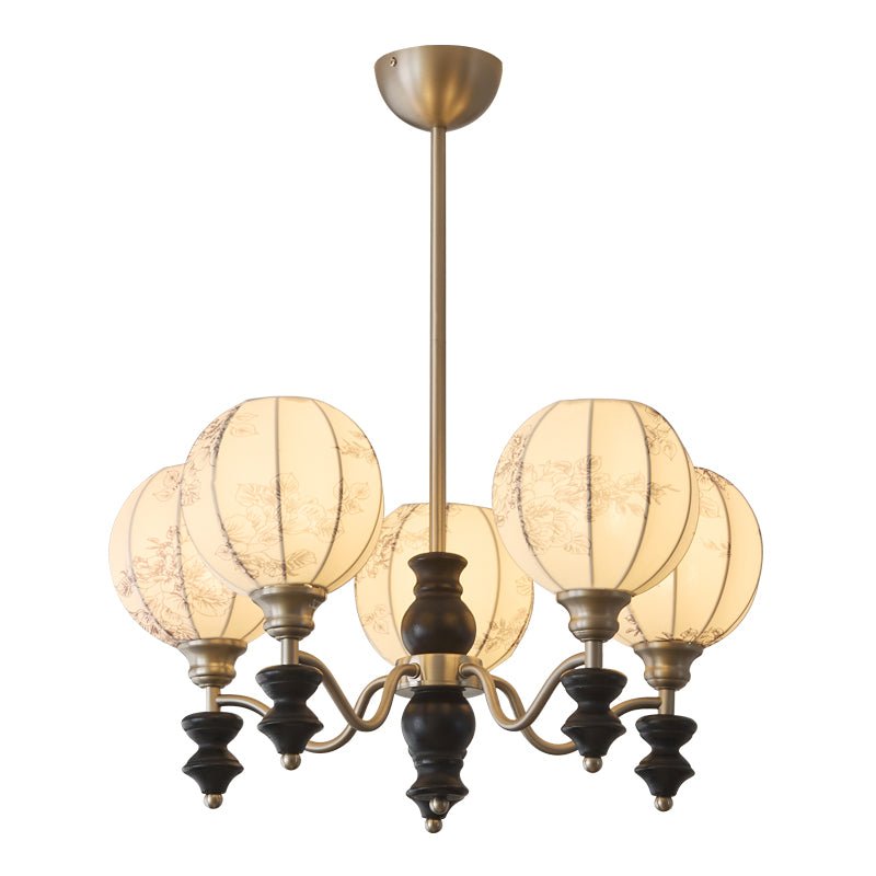 Osilan Kronleuchter Traditionelle Eleganz Vintage Holz
