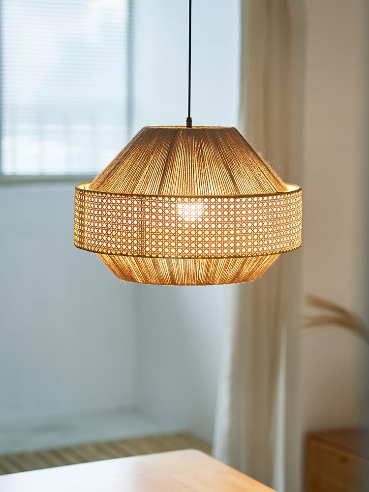 Jute-Pendelleuchte