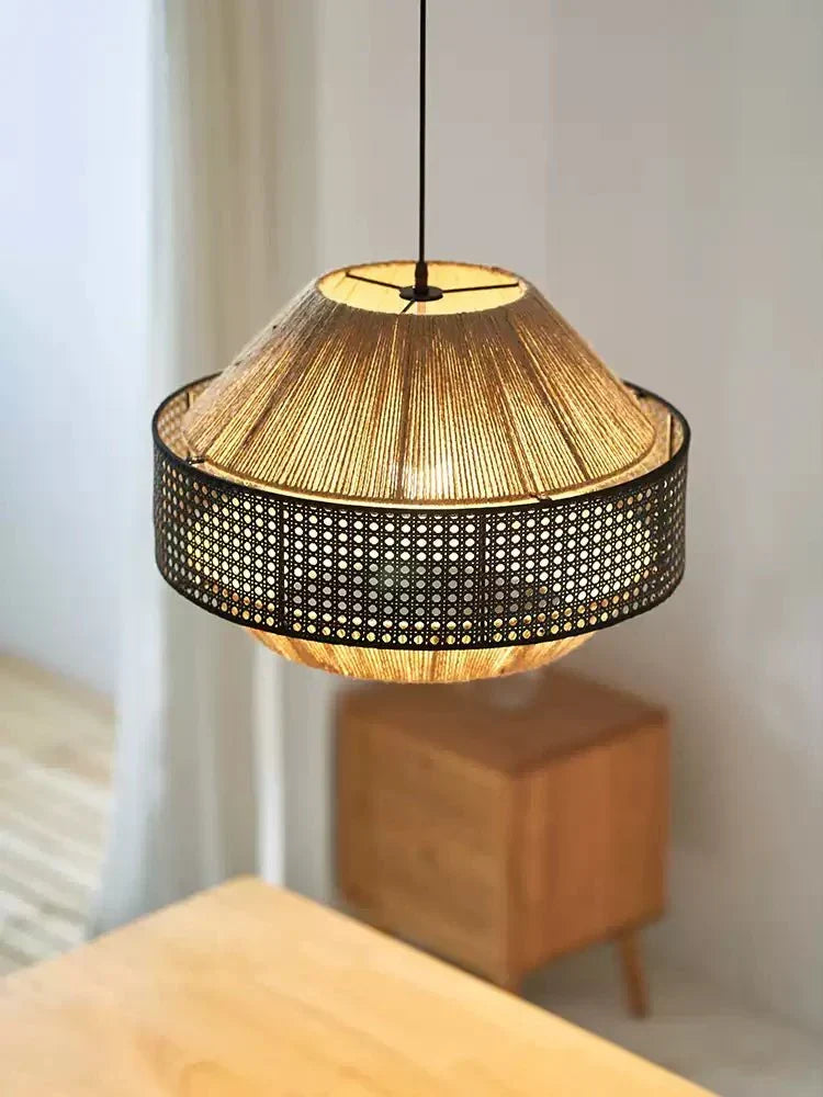 Jute-Pendelleuchte