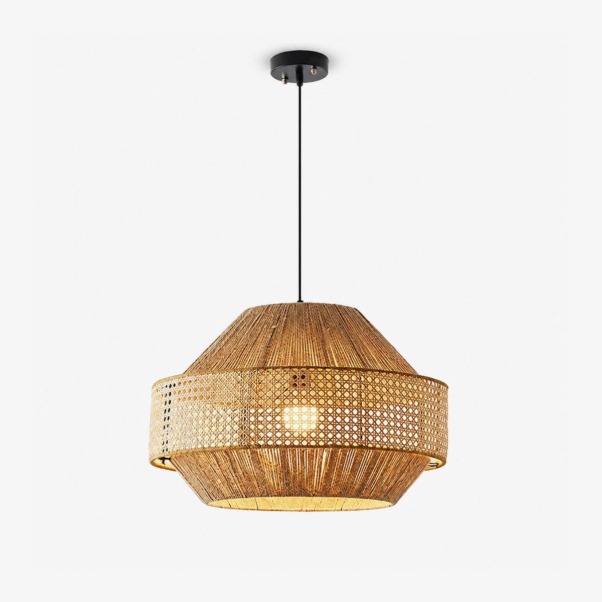 Jute-Pendelleuchte