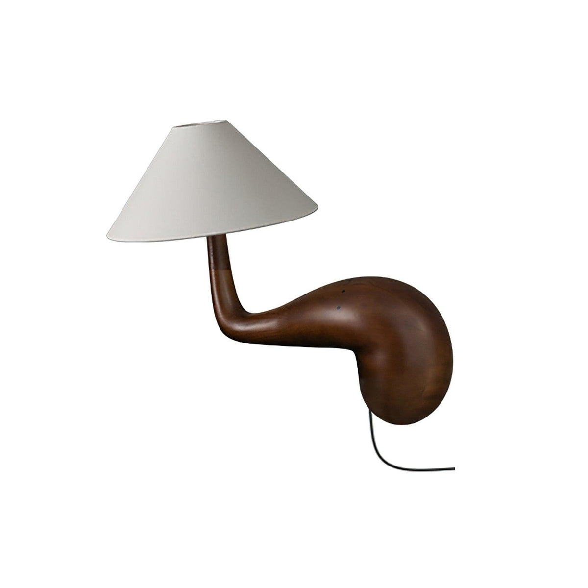 Solisise Holzkunst-Tischleuchte